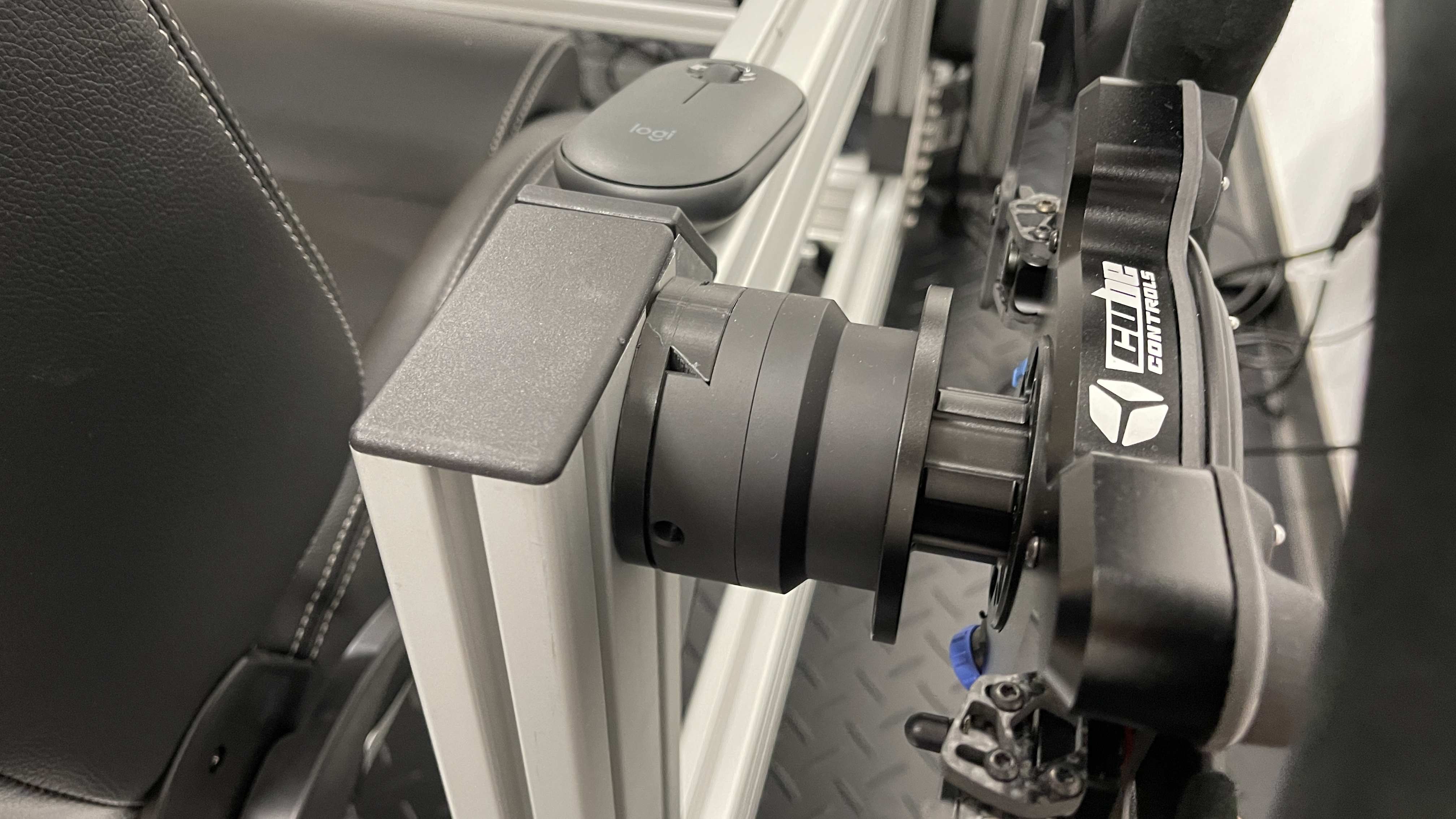 Simucube 2 wheel mount QR simracing rig