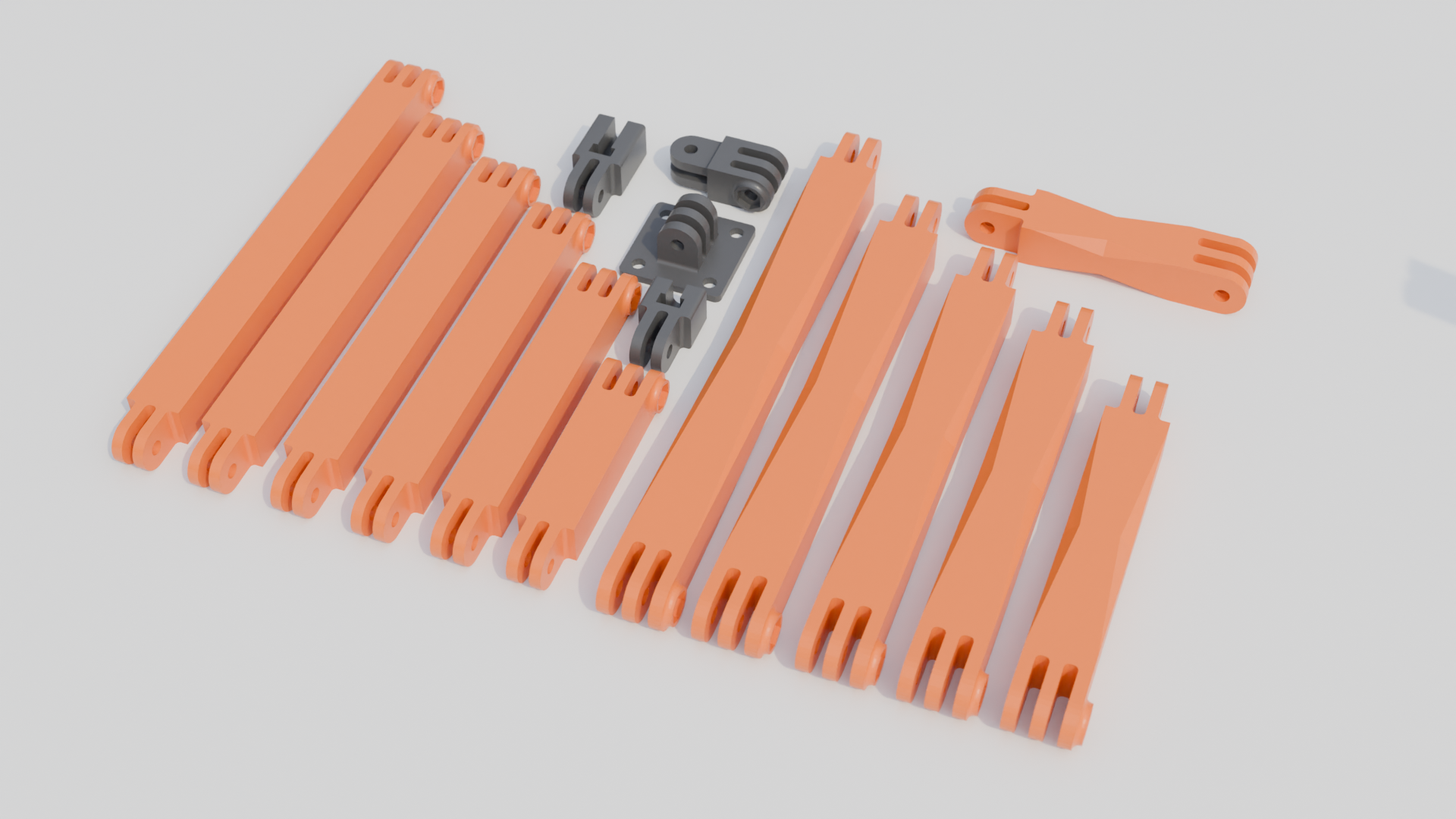 Customizable Modular Mounting Arm System (OpenSCAD + STLs)