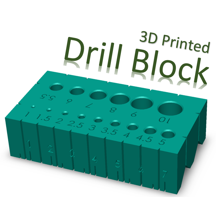Cheap and simple drilling guide: Drill Block