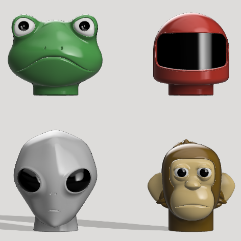 Four more heads for The Desk Pal