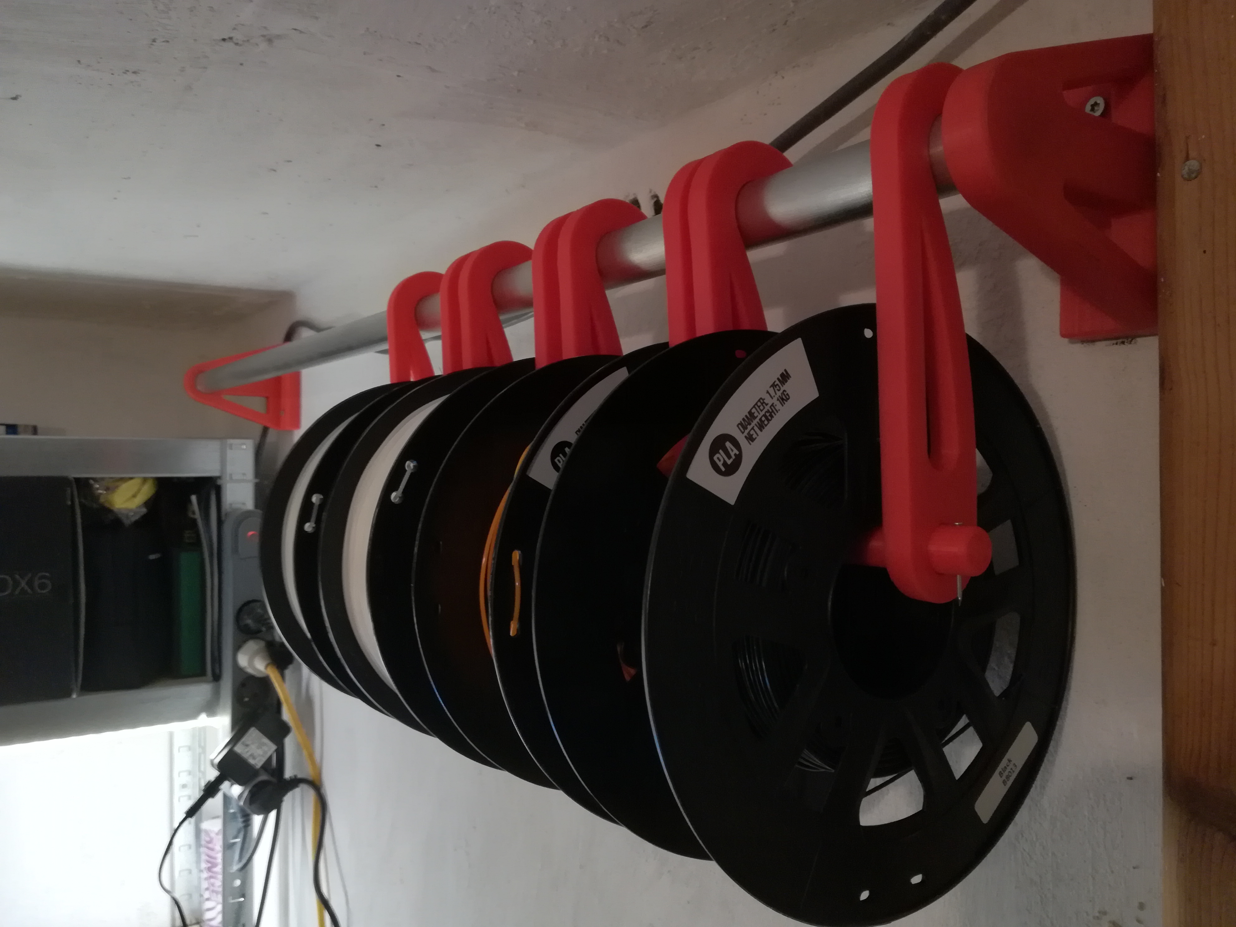 Wall spool holder