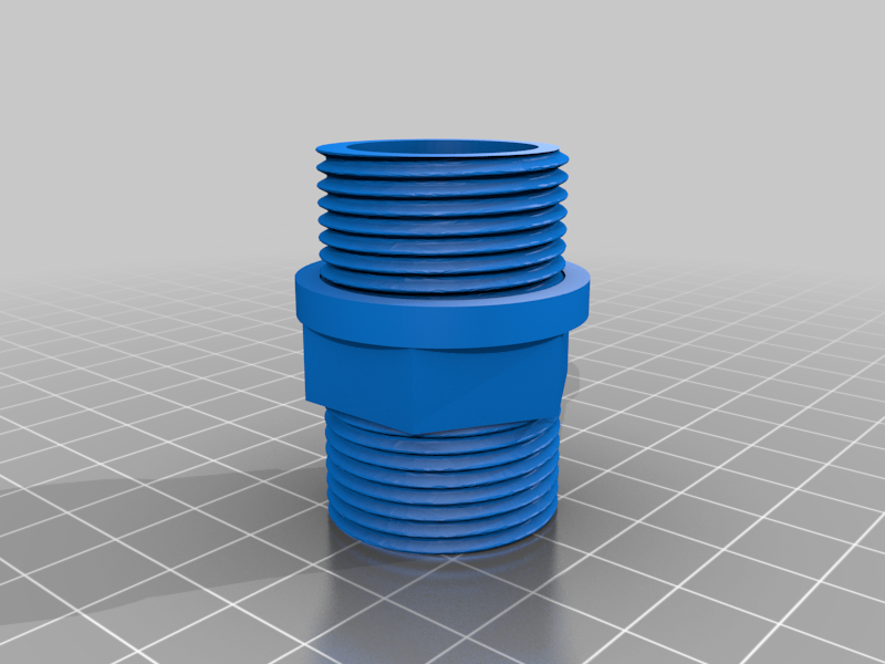 3/4 BSP male / male adapter