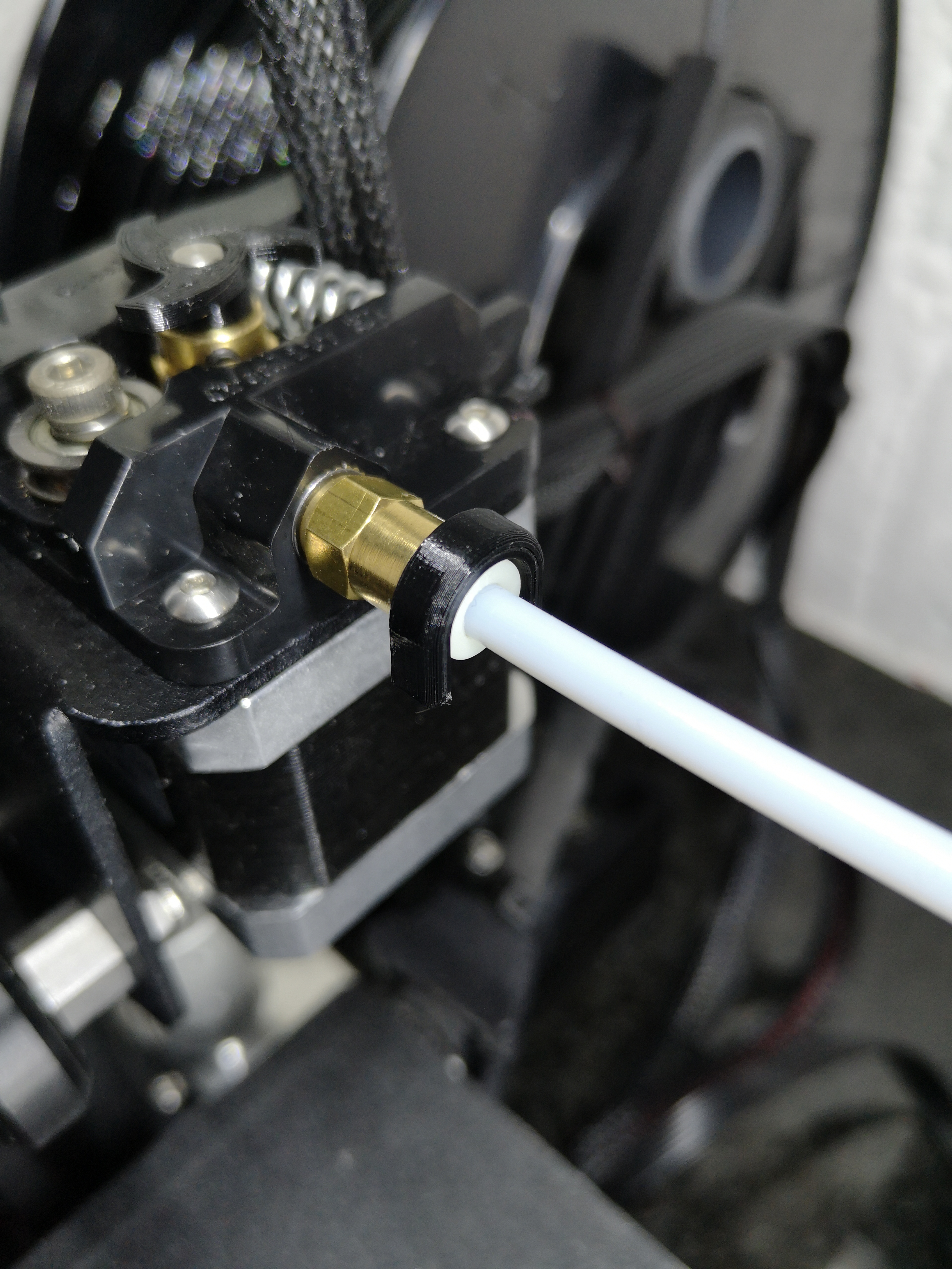 Creality Ender 3 Bowden clip and extruder flag