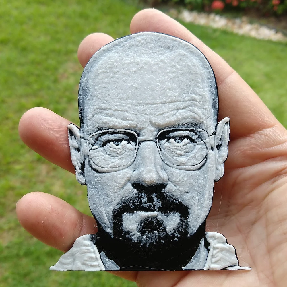 Walter White Litho Black/White