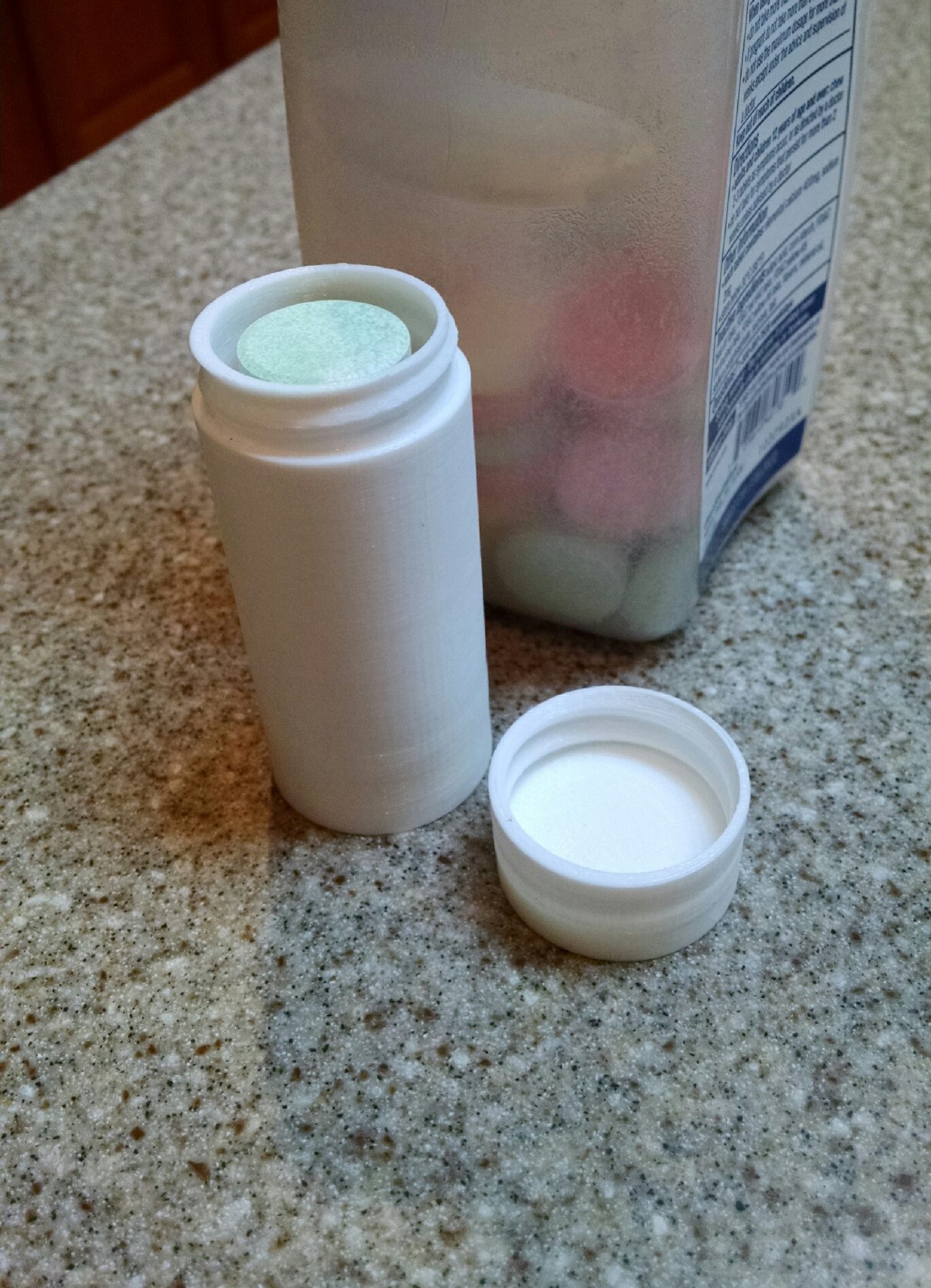 Antacid Tablet Travel Container
