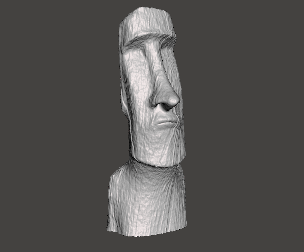 Large Moai Head Mold