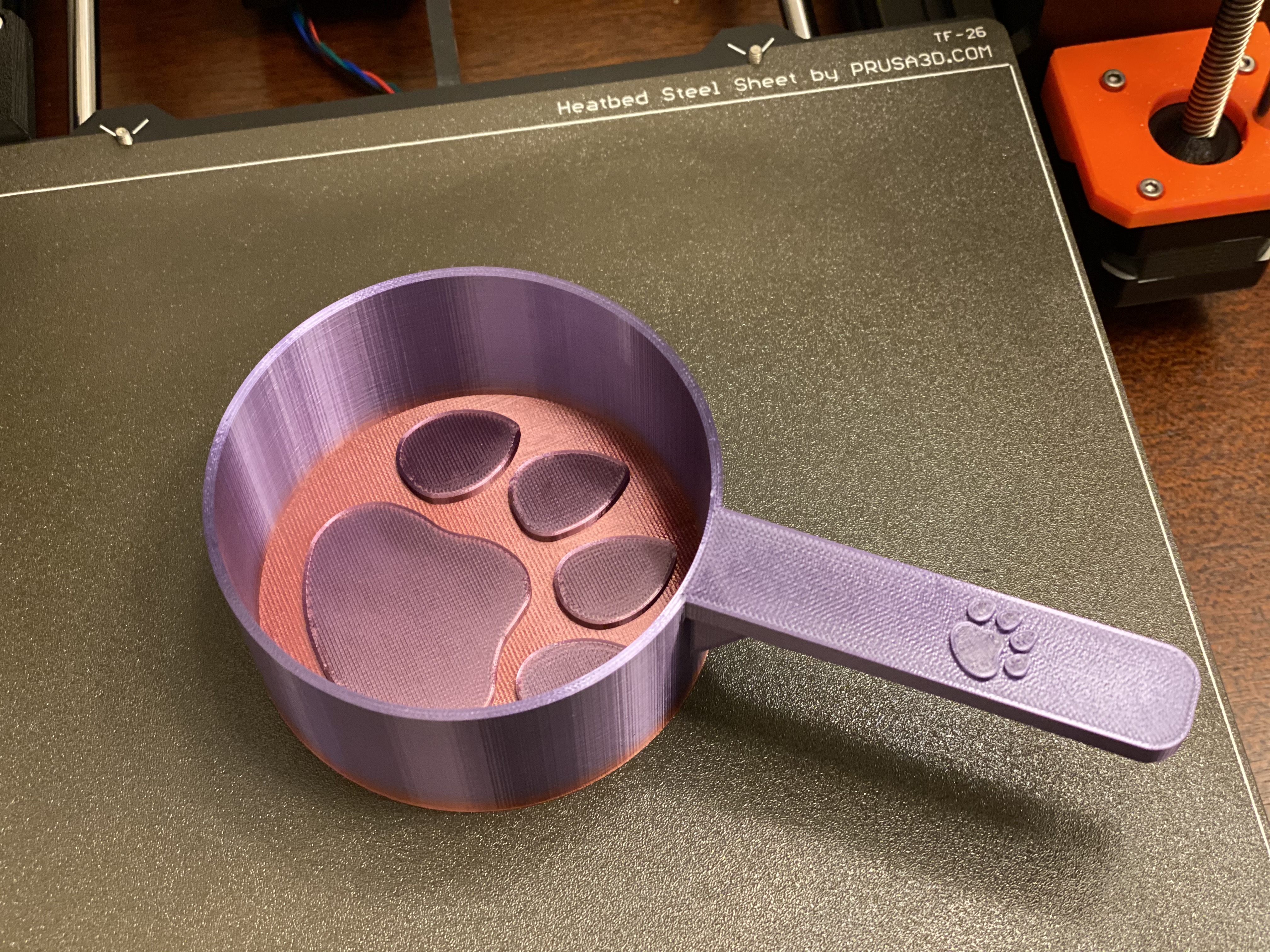 Paw Print Dog Food Scoop