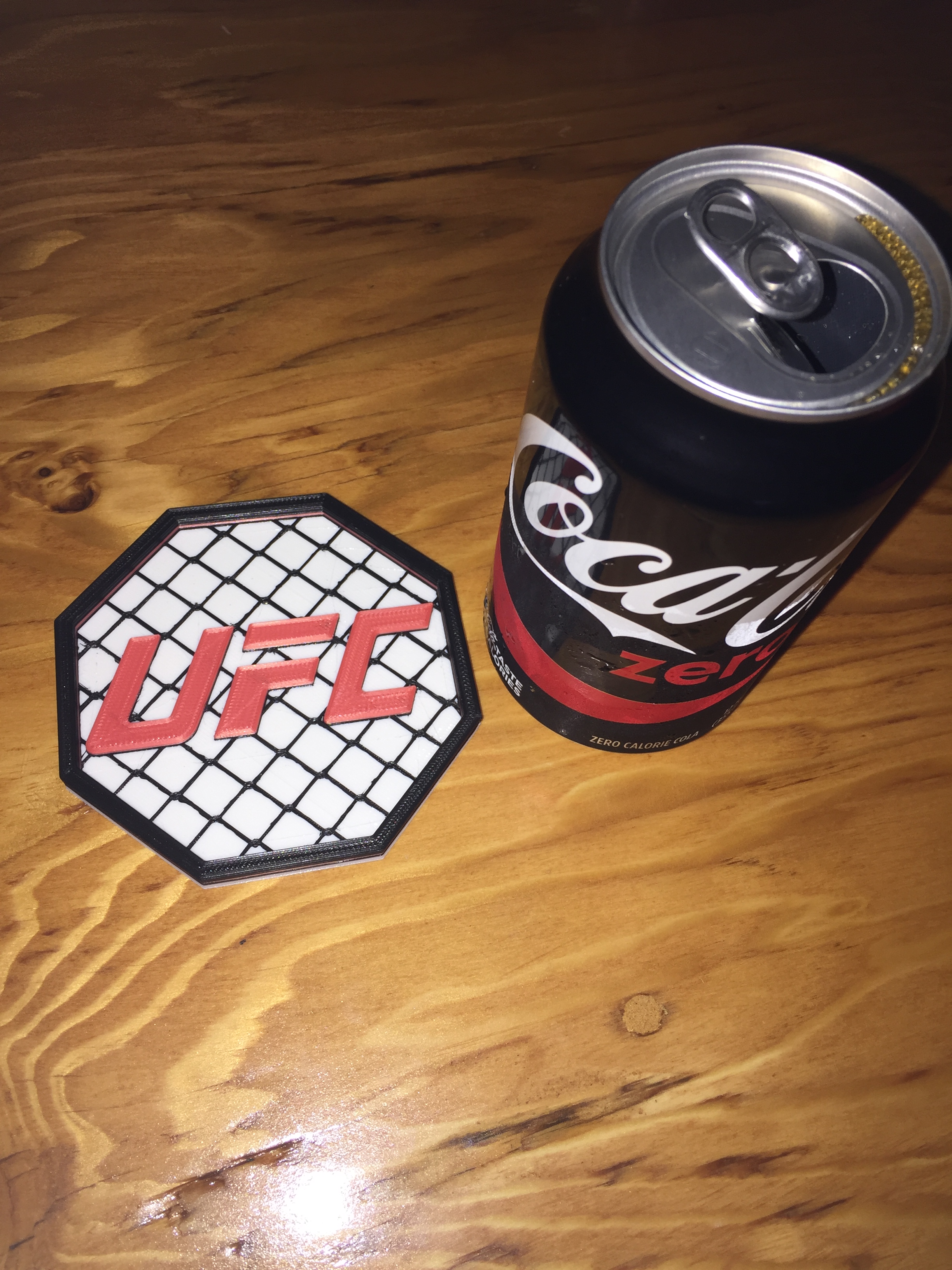 UFC coaster and coaster holder