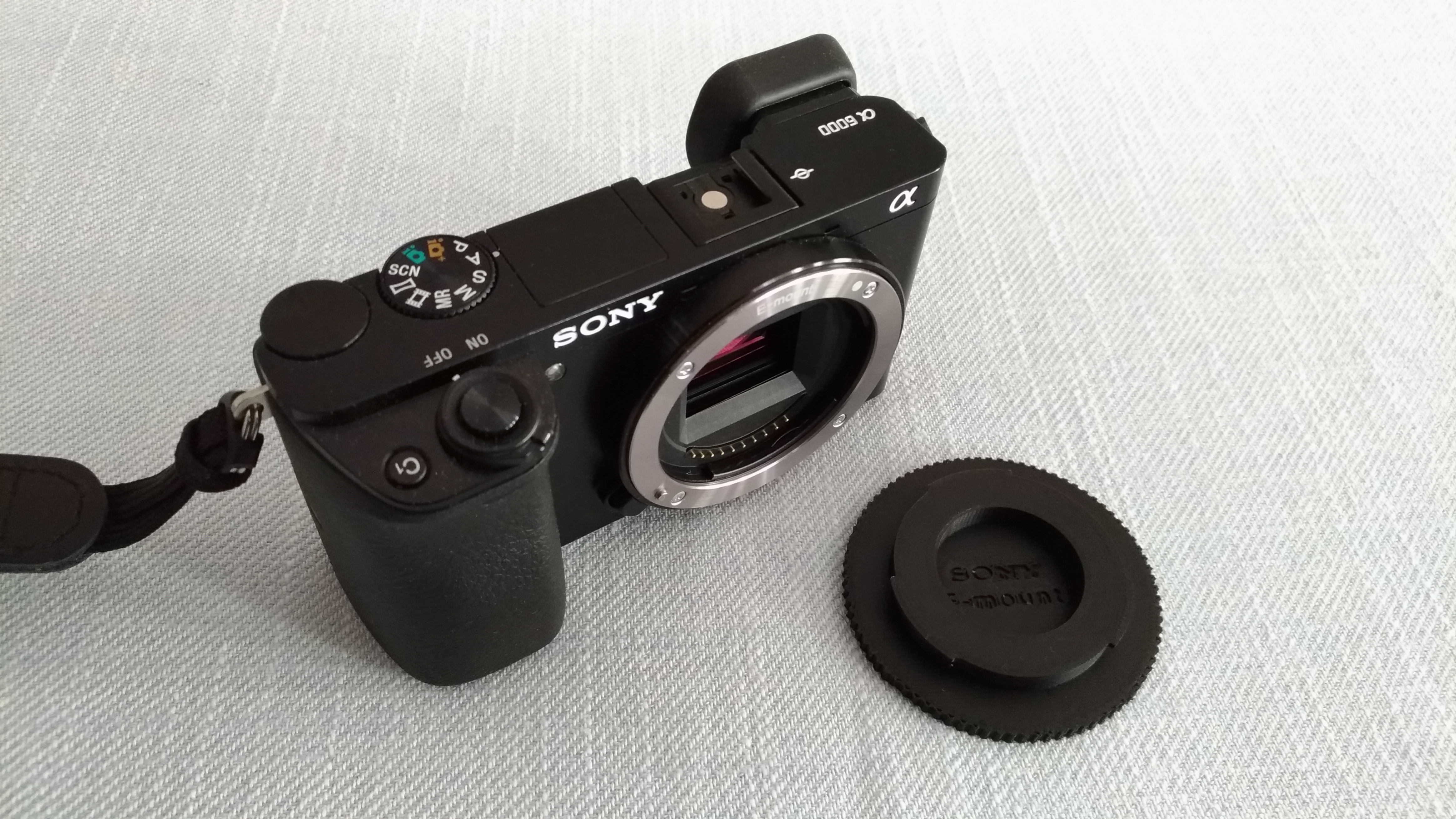 Sony E-mount Body Cap Revised