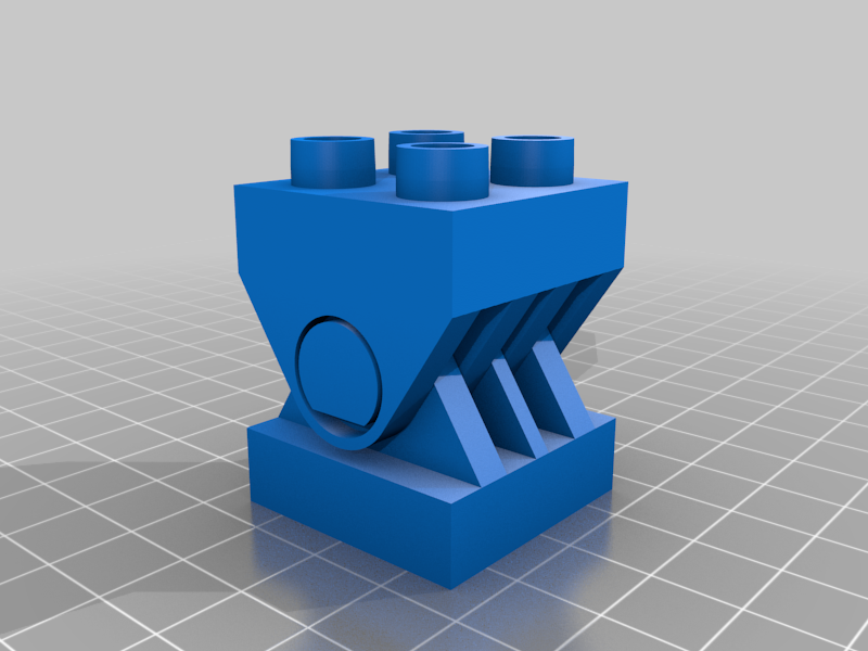 Large Interlocking Block Hinge Adapter