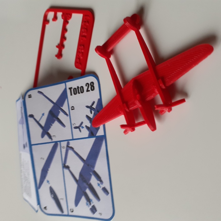 FAMOUS PLANES - P38 Lightning kit card