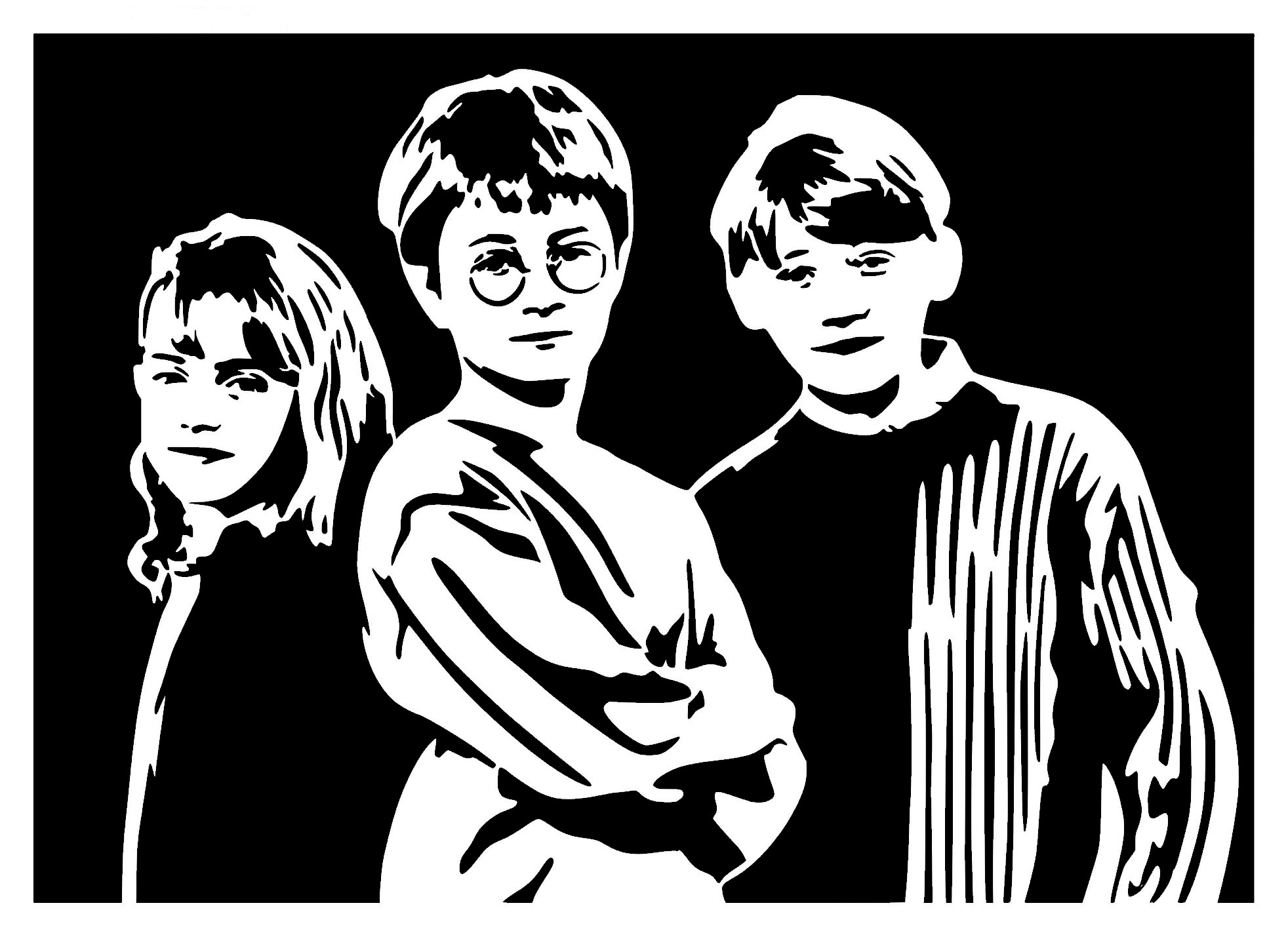 Harry Potter stencil
