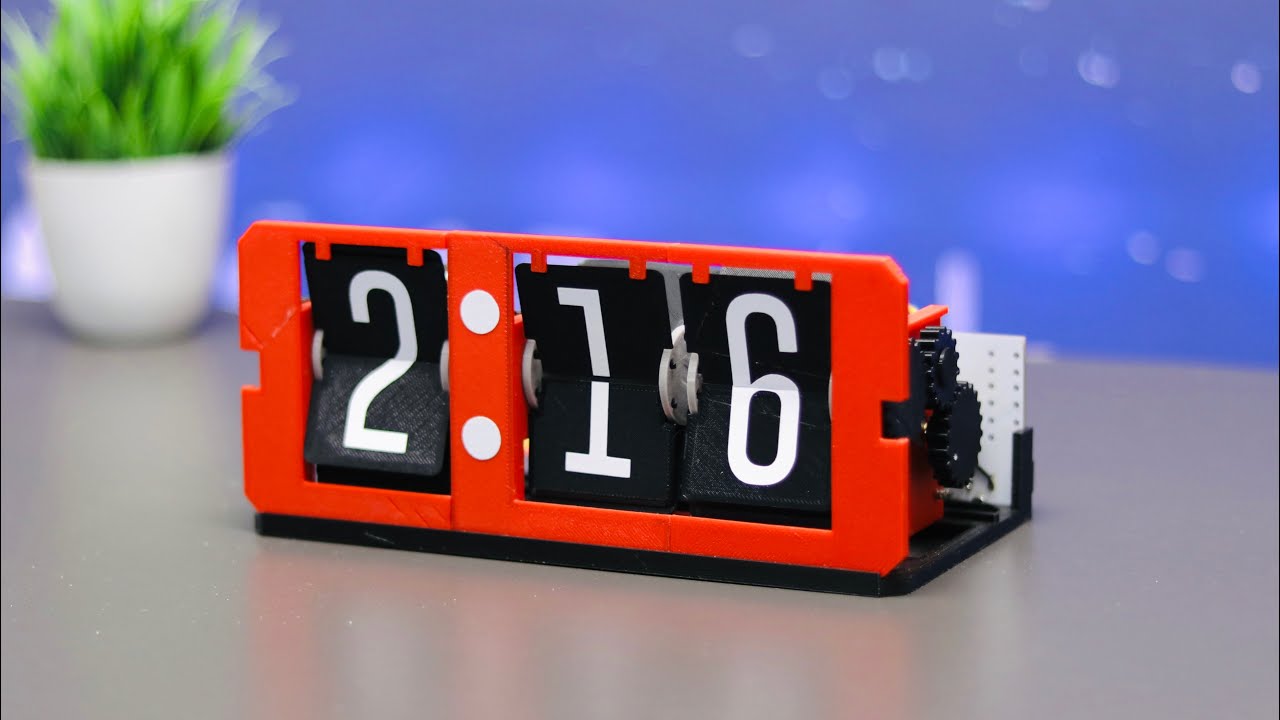 Split Flap Clock