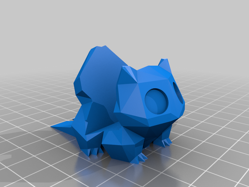 Bulbasaur Phone Stand (googly eyes)