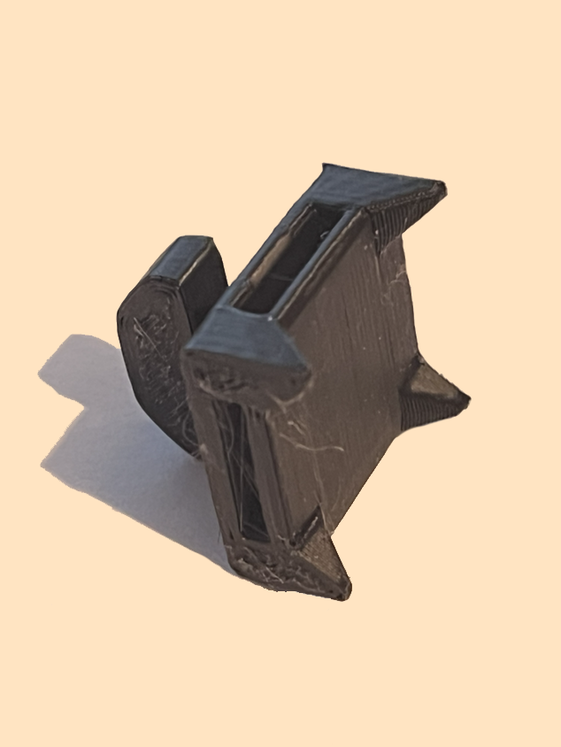 Cable Mount for 4040 style aluminium extrusion up to 13mm Velcro Cable Tie