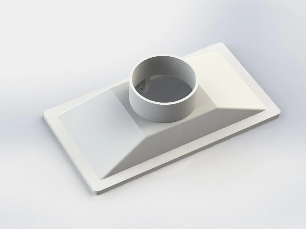 China CO2 Laser Exhaust Cover
