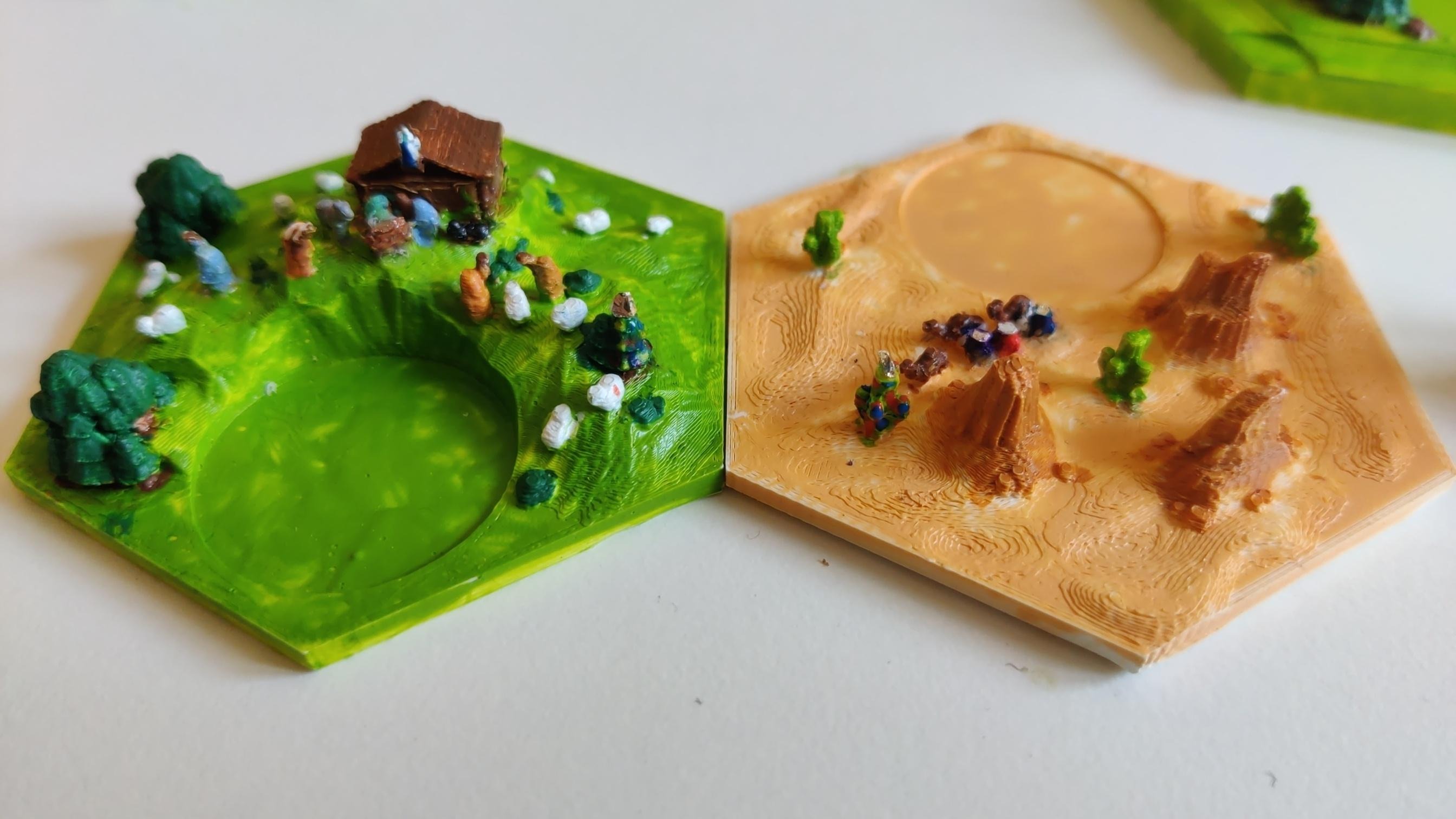 CATAN Christmas nativity Variant For Dakanzla 2.0 Magnetic Base Set