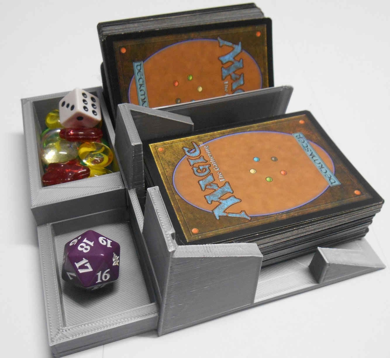 MTG deck card table organizer