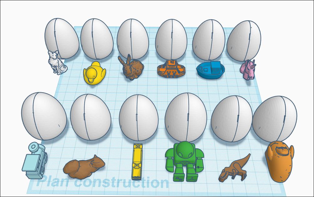 12 surprise egg (réparer)