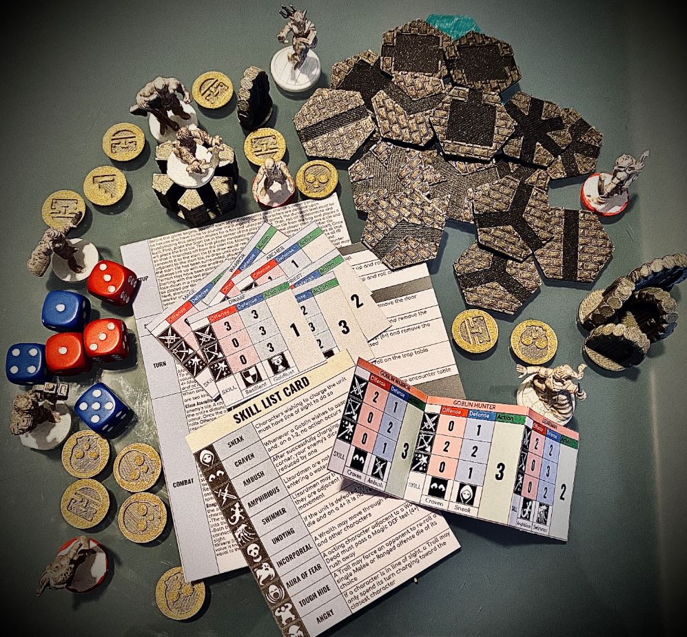 Pocket Dungeons (v2) Alternate Hero/Mob Set + redesign of rulebook