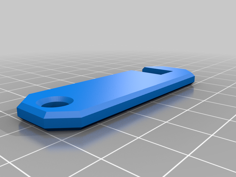Branded keychain smartphone holder