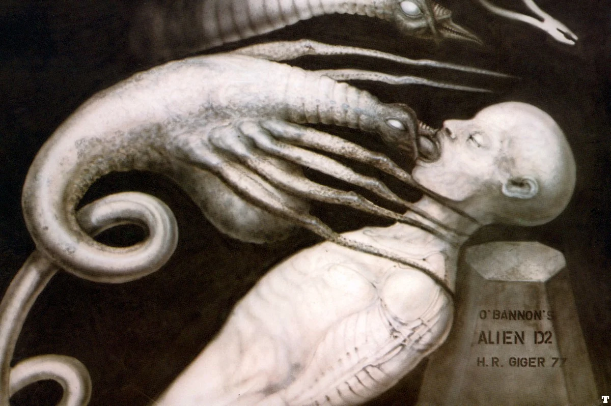 Original H.R. Giger Concept Facehugger