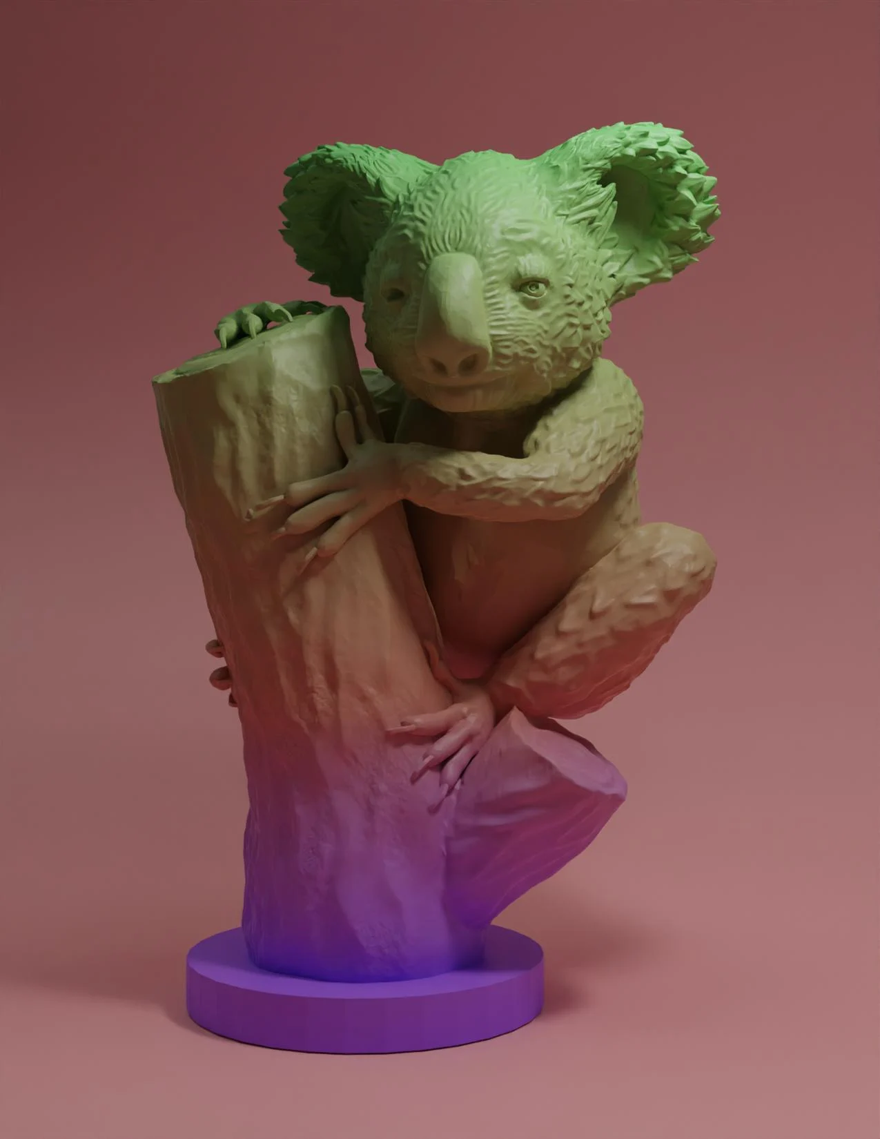 Stylized Koala Statue