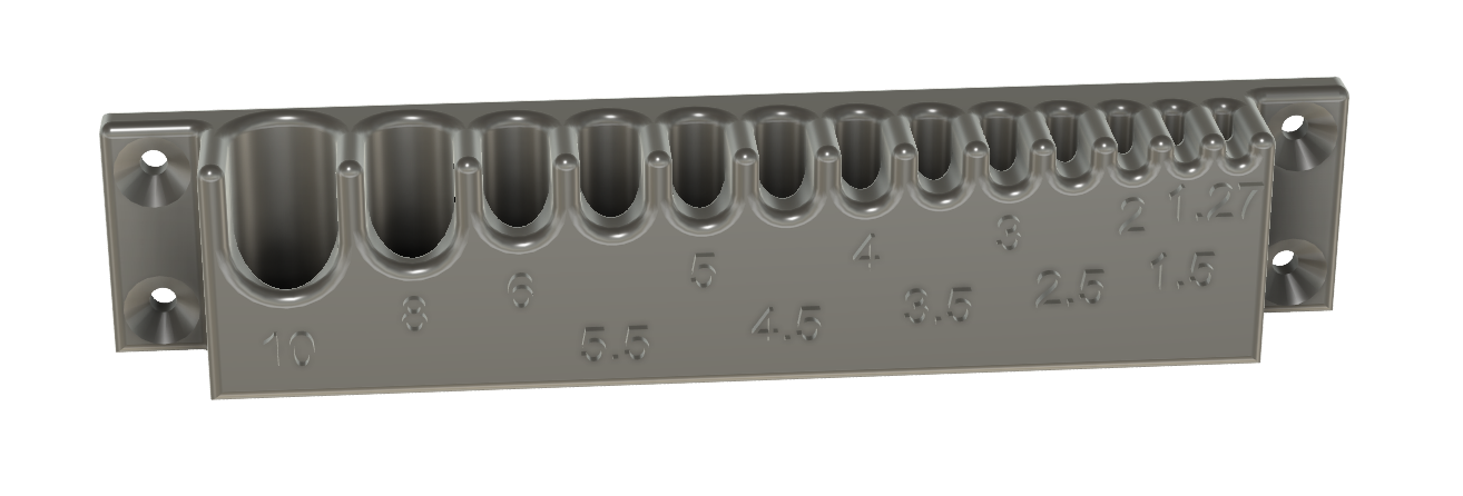 Allen key wall holder Imbus Wand Halter