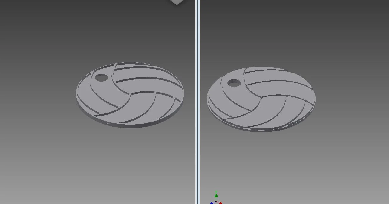 Volleyball Keychains