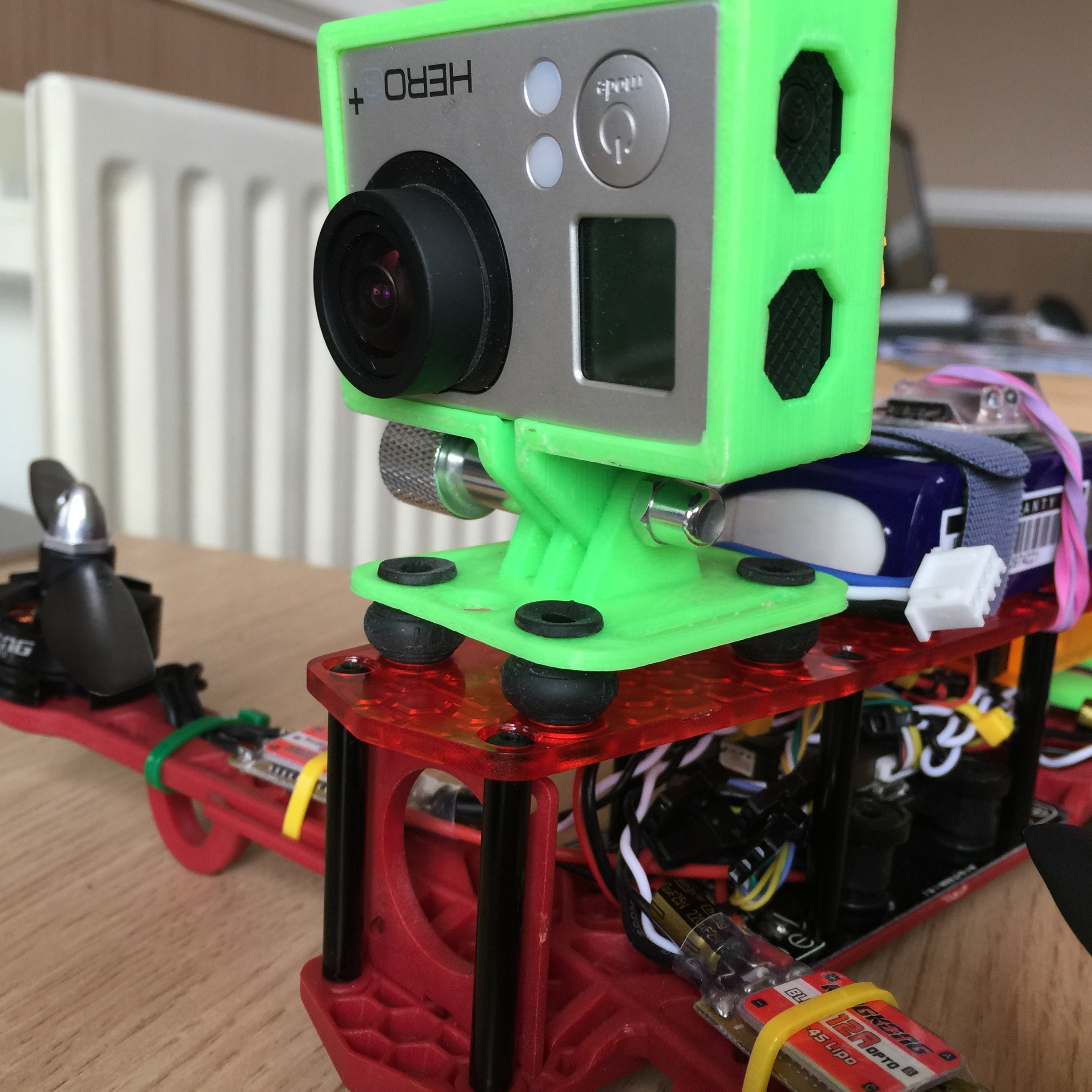 Hobbyking H-King Color 250 Quad GoPro adapter