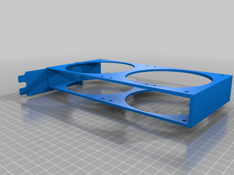 Pcie dual 120mm fan mount V3