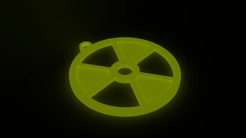 Radioactive Pendant/Keychain