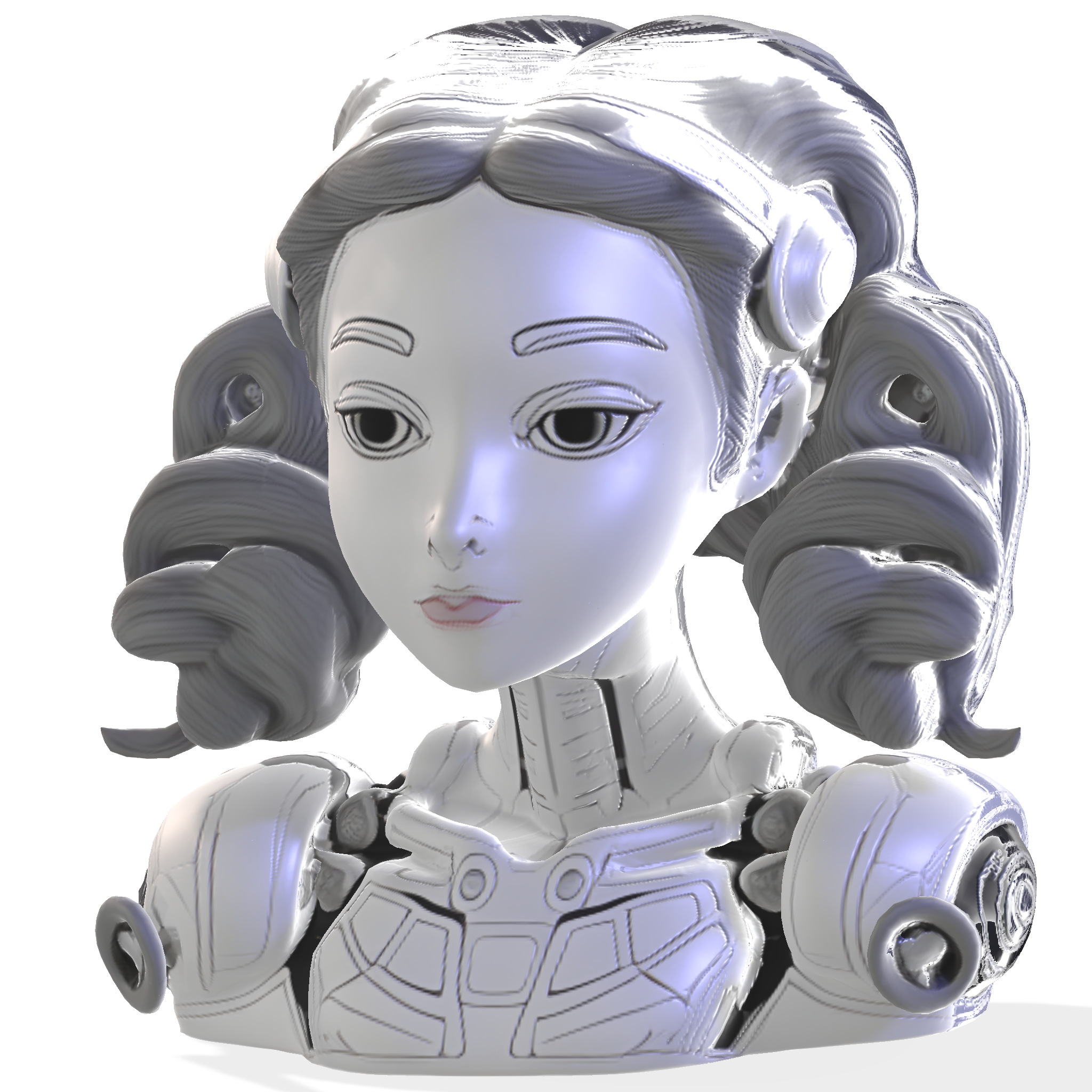 FEMALE ANDROID BUST