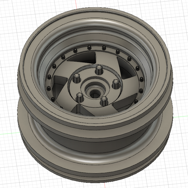 WPL MN Enkei Saw Blade Wheels For WPL Tyres