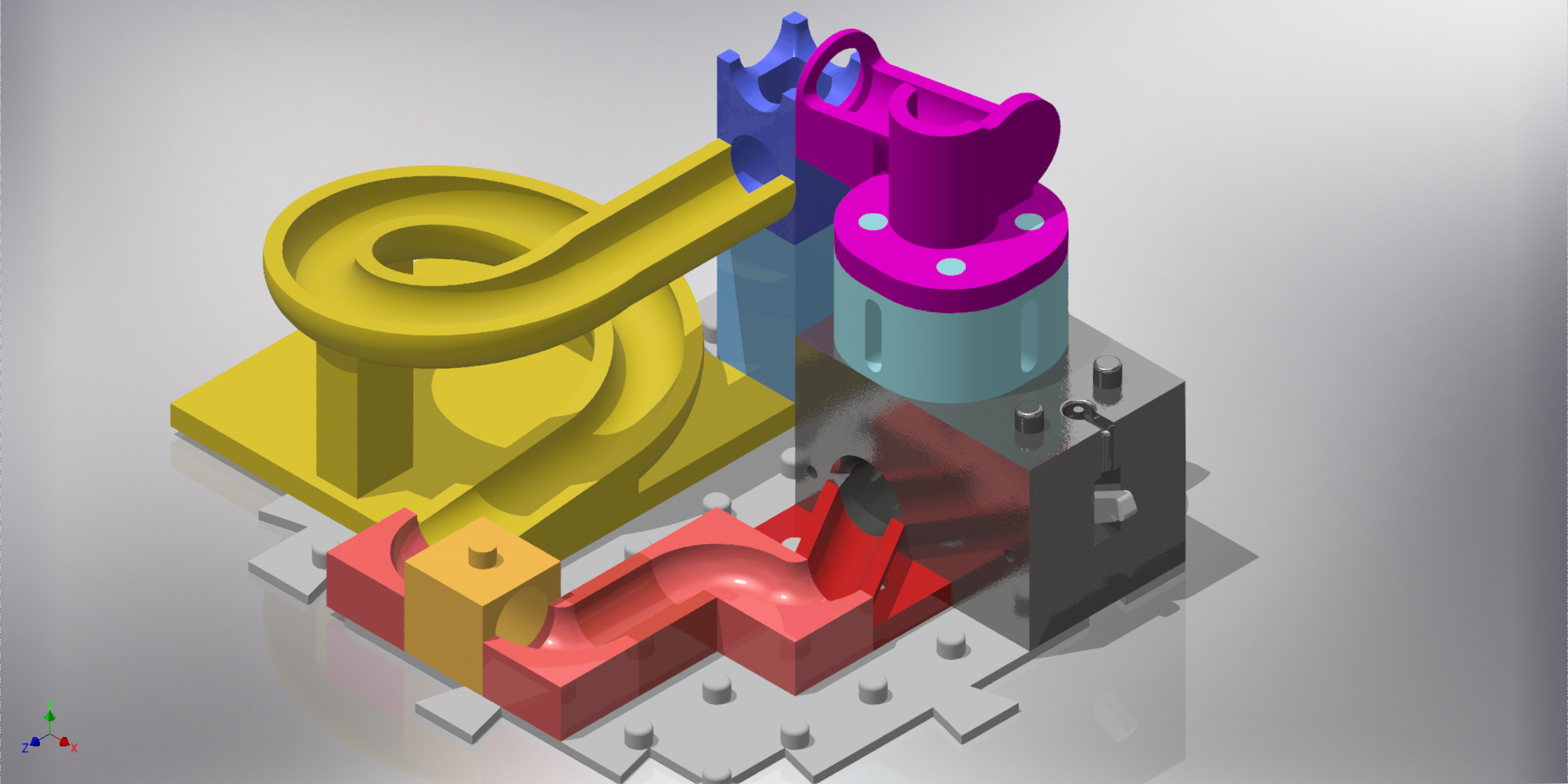 Modular Marble Machine for 8mm Ball Bearings