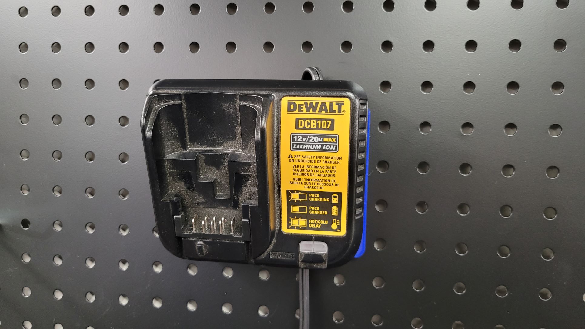 Dewalt 20V Pegboard Hanger