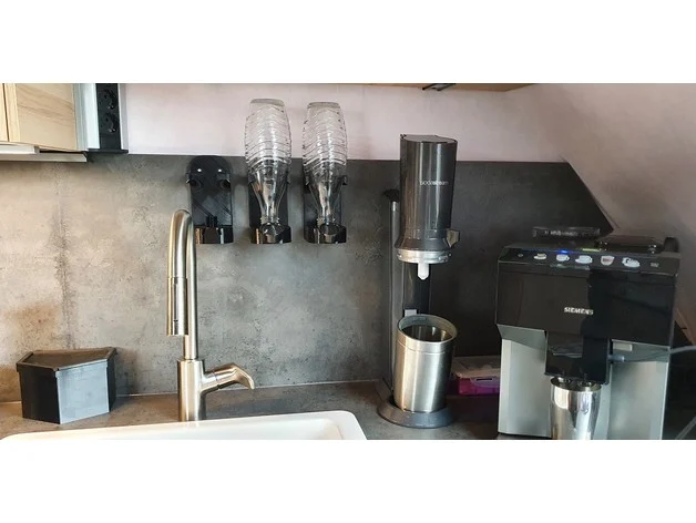 SodaStream Crystal Bottle Dryer incl. Wallmount Possibility