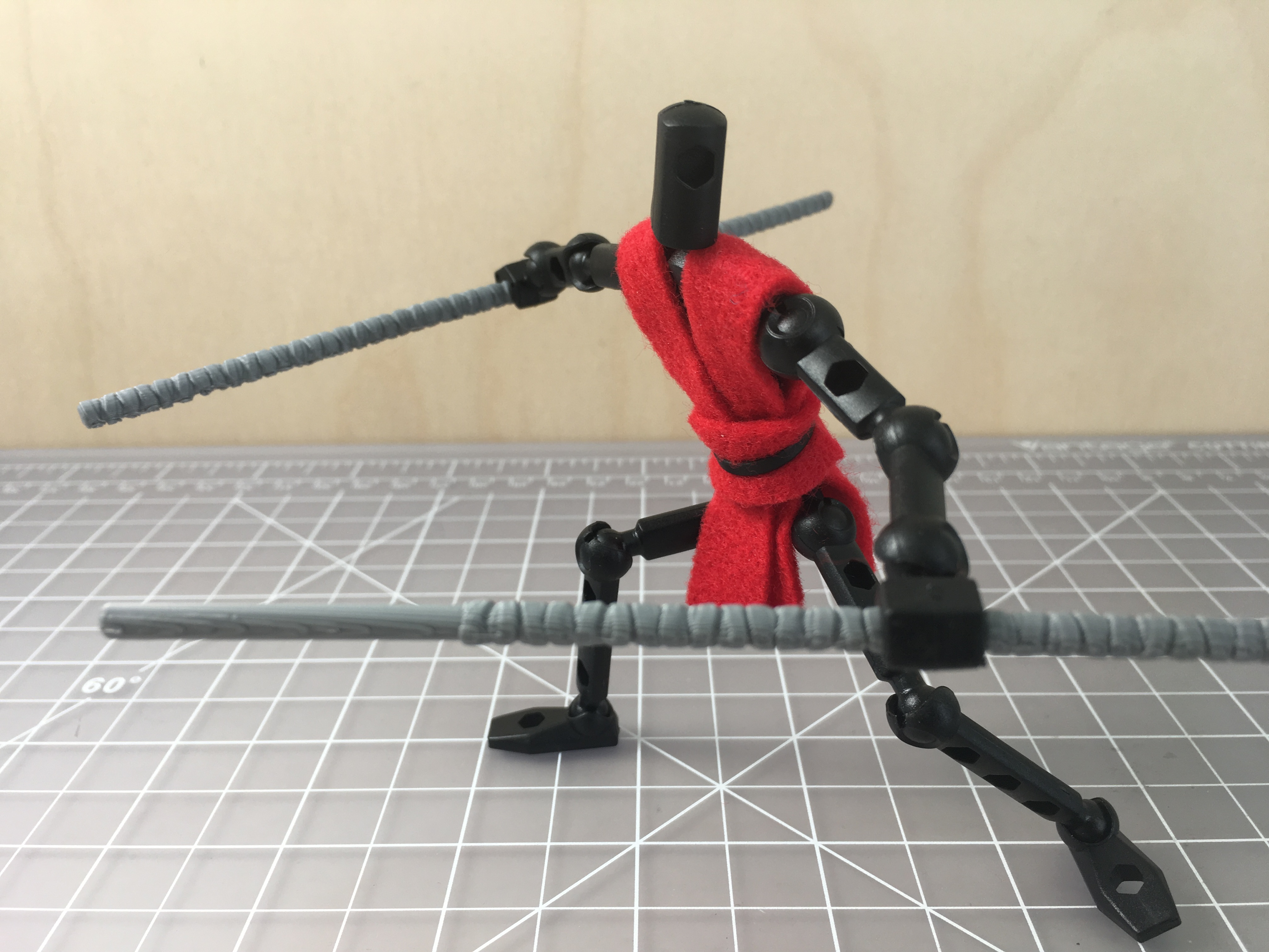 4mm grip Martial Arts Staff for ModiBot