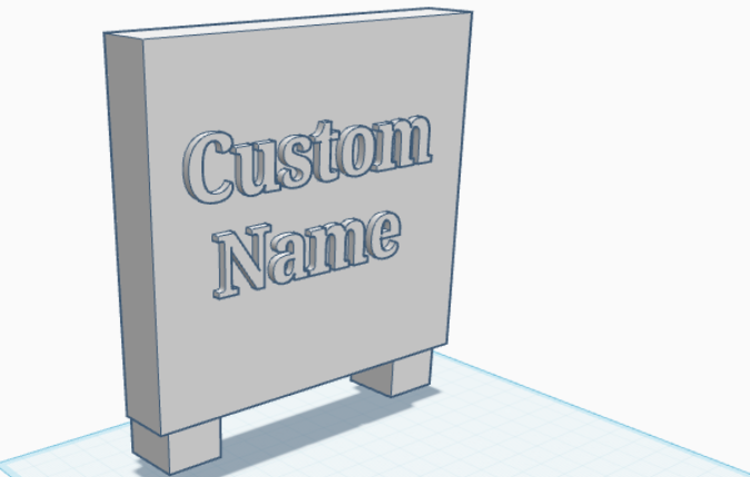 Custom Nameplate