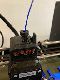 Prusa Mk3s Bondtech Upgrade Extruder Clip (For Palette 2, Includes space for Rubber Grommet