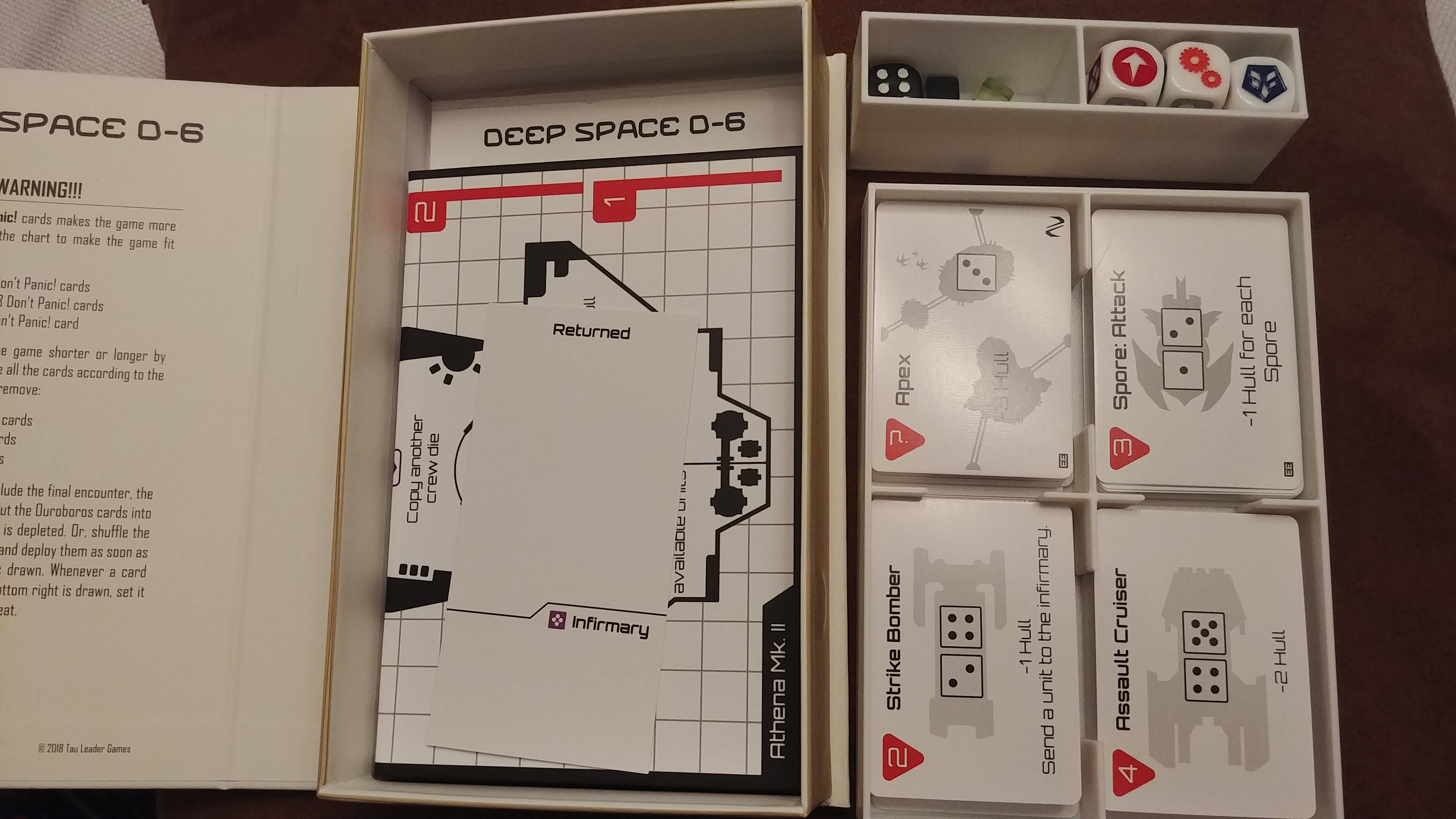Deep Space D-6 & expansion organizer