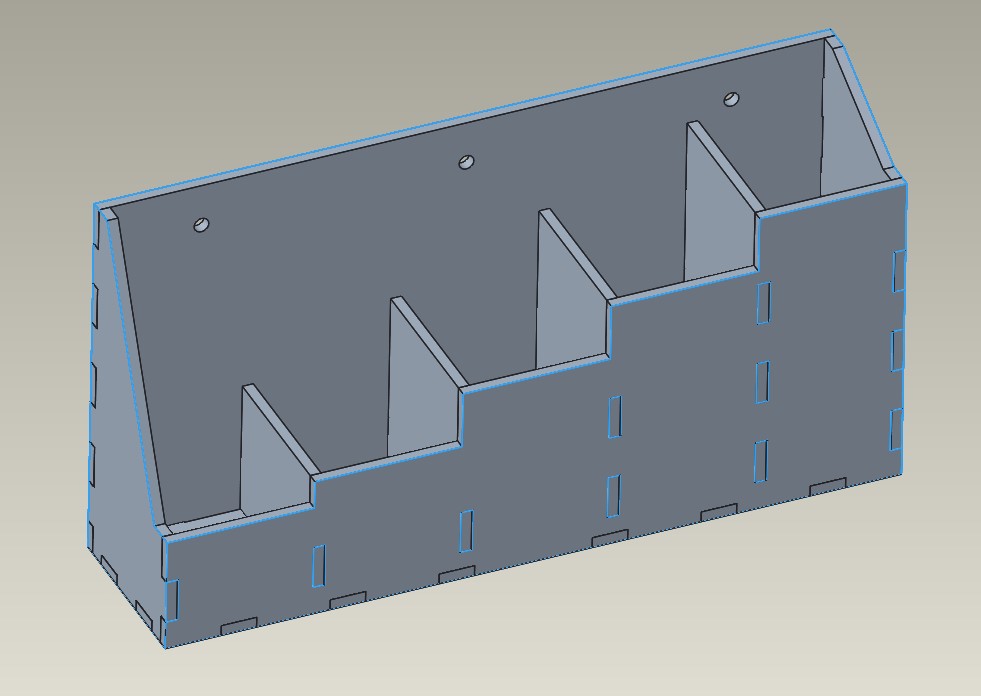 Lasercut drillbit box