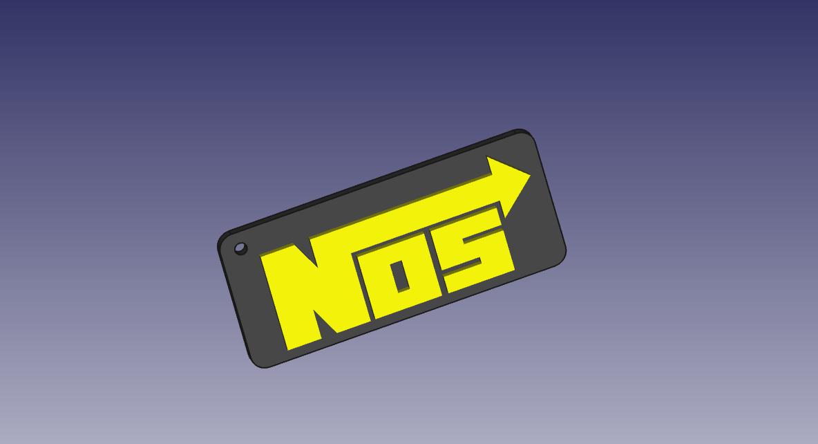 NOS Bicolor Keychain / Porte clés bicolore NOS