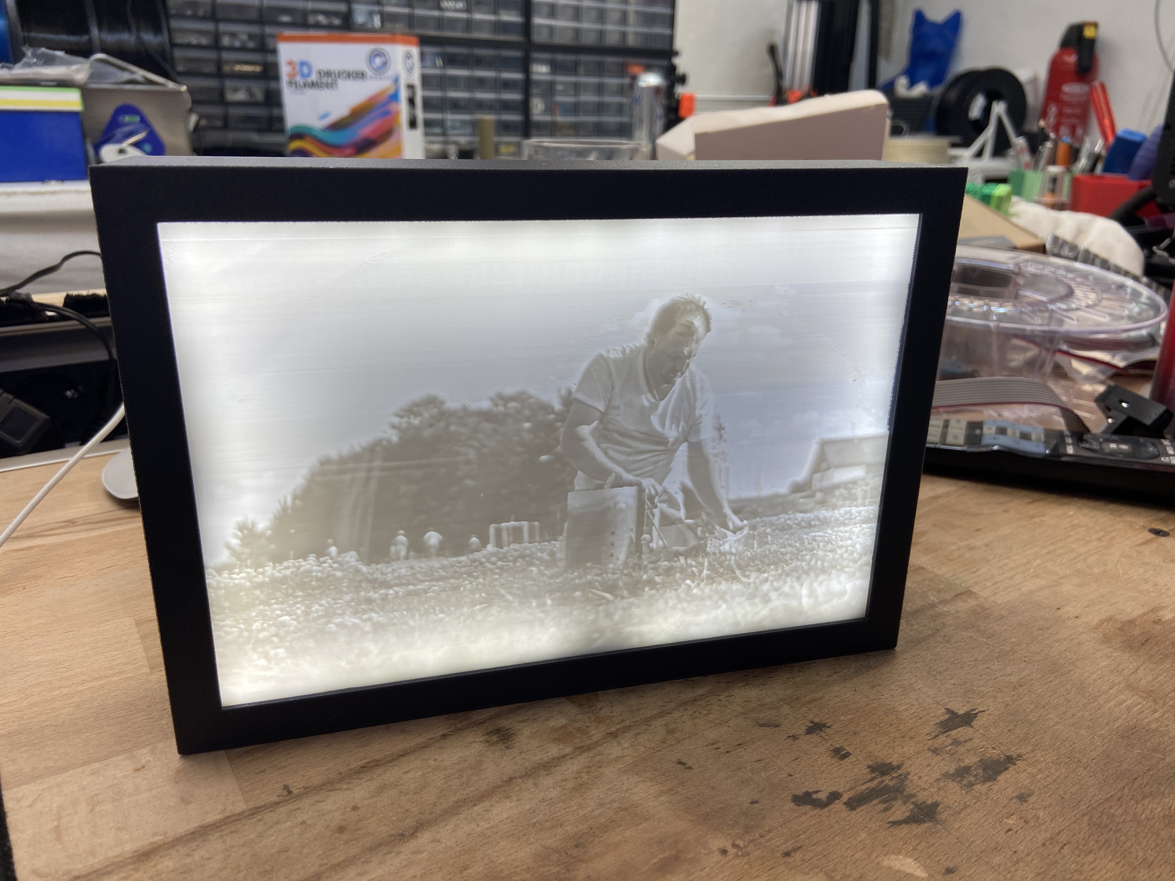 Rahmen für Lithophane 200x133mm