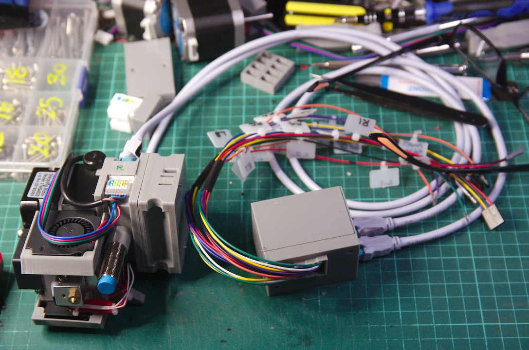 WIP - magnetic TitanClone, LJ12A3, RJ45 quickchange printhead