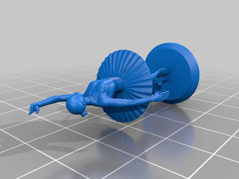 A ballerina figure for the creatality ender 3 pro