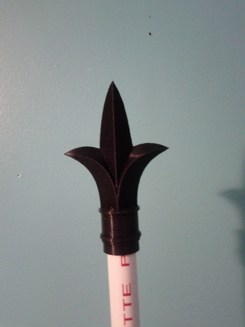 Finial Lily (for PVC Halloween Fence)