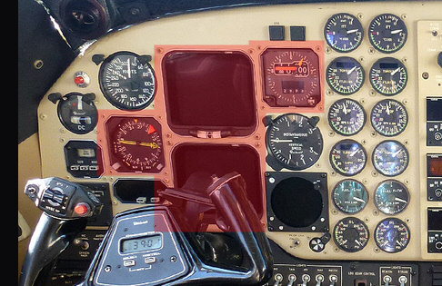 Simulator flight instrument  Beechcraft B200 FlightDeck