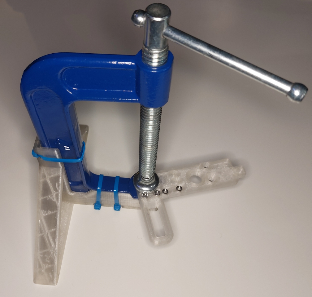 Poor Man's Arbor Press (Clamp Stand)