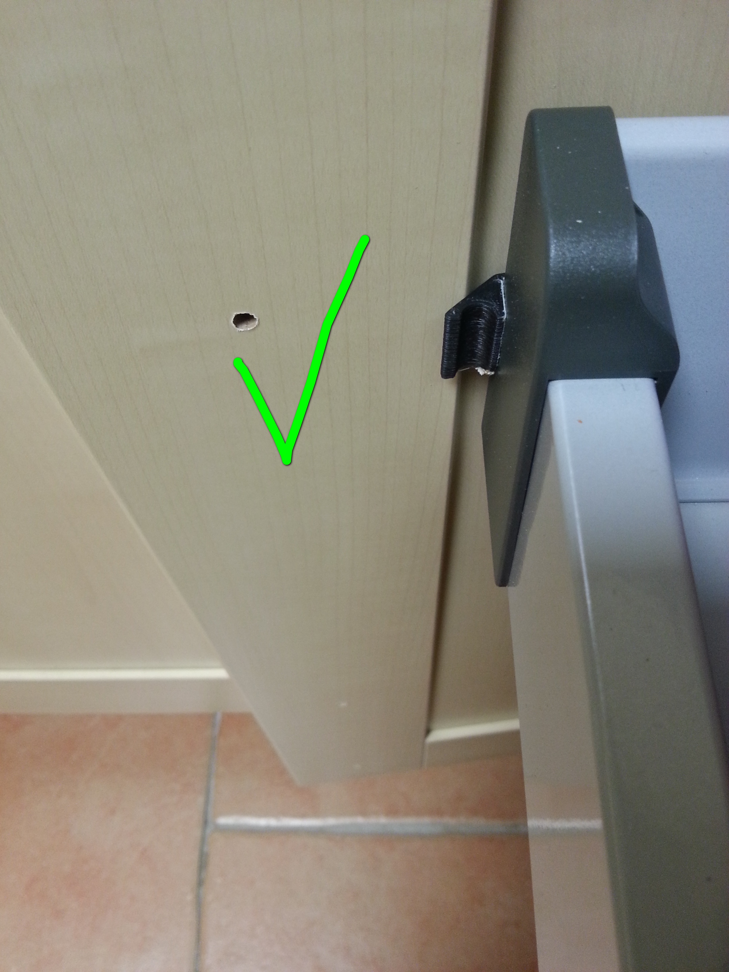 Protection opening drawer / Protection ouverture tiroir